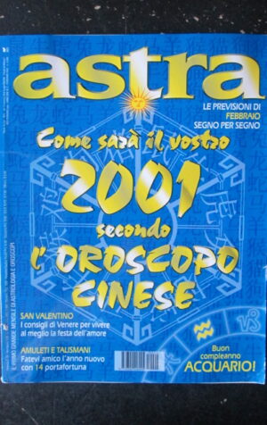 ASTRA RIVISTA DI ASTROLOGIA 2 2001 [G578]