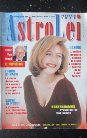 ASTROLEI 2 1998 RIVISTA DI ASTOLOGIA SPECIALE DI GILLIAN ANDERSON X-FILES [G576]