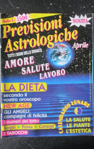 PREVISIONI ASTROLOGICHE 1 1998 RIVISTA DI ASTOLOGIA [G576]