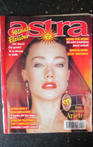 ASTRA RIVISTA DI ASTROLOGIA 4 1994 COPERTINA NANCY BRILLI [G579]