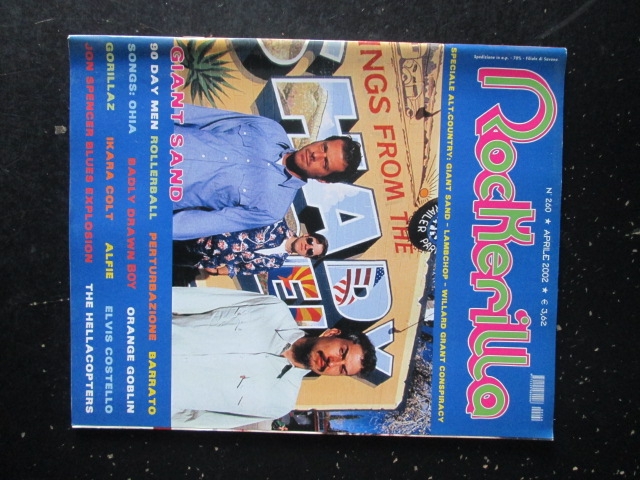 ROCKERILLA 260 2002 GIANT SAND ORANGE GLOBIN ELVIS COSTELLO [G204]