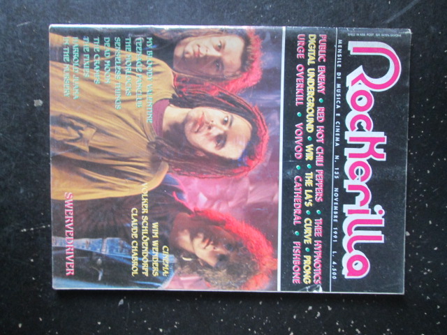 ROCKERILLA 135 1991 RED HOT CHILI PEPPERS SWERVEDRIVER PUBLIC ENEMY [G204]