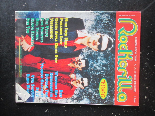 ROCKERILLA 179 - 180 NINE INCH NAILS THERAPY THE VERVE FOO FIGHTERS [G204]