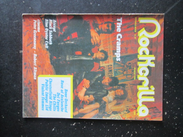 ROCKERILLA 67 1986 THE CRAMPS ACCEPT BLACK SABBATH [G204]