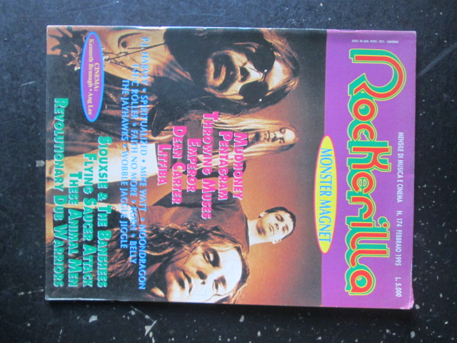 ROCKERILLA 174 1995 MONSTER MAGNET MUDHONEY LITFIBA P.J. HARVEY [G204]