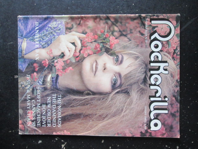 ROCKERILLA 58 1985 DANIELLE DAX THE NOMADS THE DAMNED [G204]