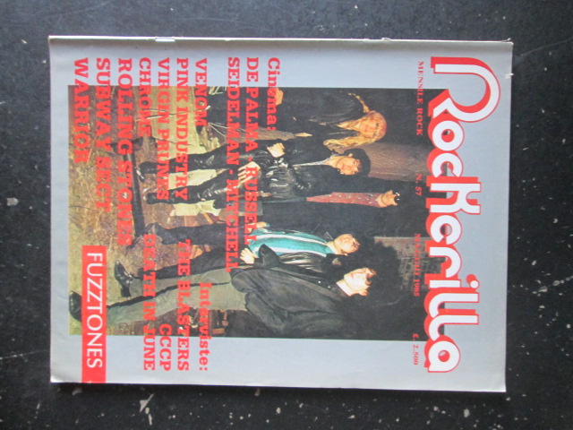 ROCKERILLA 57 1985 DE PALMA RUSSELL FUZZTONES THE BLASTERS CCCP [G204]