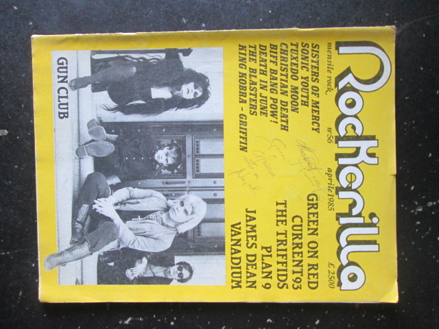 ROCKERILLA 56 1985 SISTERS OF MERCY GUN CLUB SONIC YOUTH THE BLASTERS [G204]