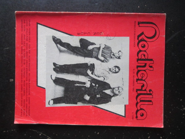 ROCKERILLA 28 1982 POISON GIRLS GUN CLUB IGGY POP BRUCE SPRINGSTEEN [G204]