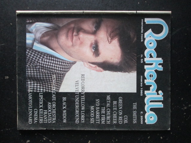 ROCKERILLA 55 1985 THE SMITHS SYD BARRETT COIL GREEN ON RED [G204]