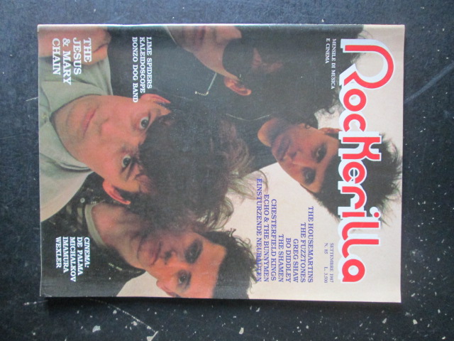 ROCKERILLA 85 1987 THE FUZZTONES GREG SHAW THE JESUS & MARY CHAIN [G204]