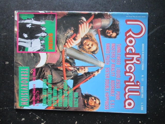 ROCKERILLA 151 1993 TUMBLEWEED LIQUID JESUS SUEDE TERRORVISION [G204]