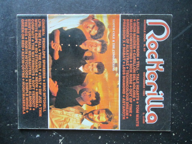 ROCKERILLA 63 1985 LAURIE ANDERSON LLOYD COLE & THE COMMOTIONS  [G204]