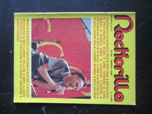 ROCKERILLA 68 1986 NAKED PREY LINDSAY COOPER BRIAN ENO THE DOORS [G204]