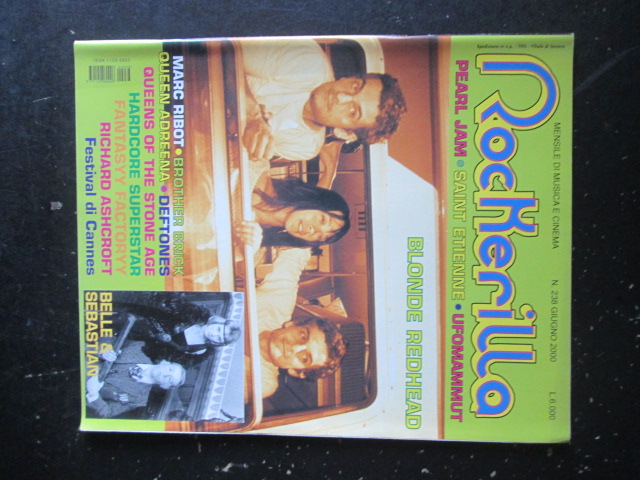 ROCKERILLA 238 2000 PEARL JAM MARC RIBOT BLONDE REDHEAD [G204]