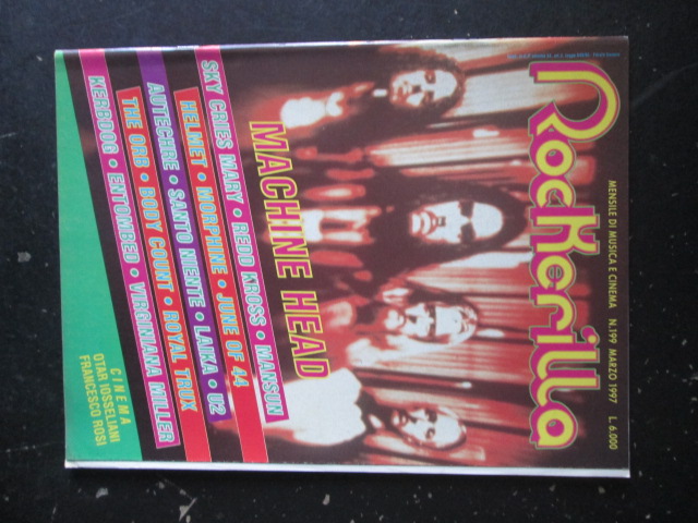 ROCKERILLA 199 1997 MACHINE HEAD REDD KROSS HELMET MORPHINE [G204]