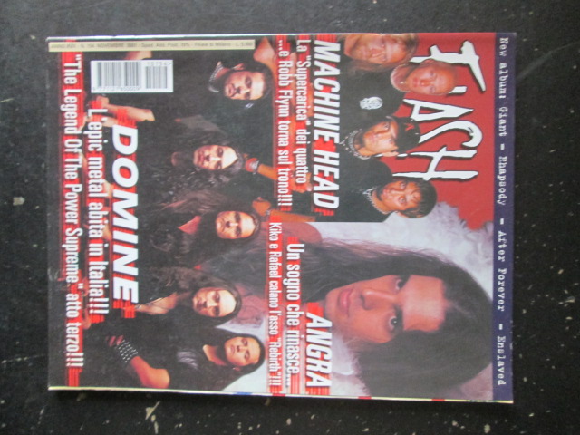 FLASH RIVISTA METAL  154 2001 MACHINE DEAD ANGRA DOMINE [G204]