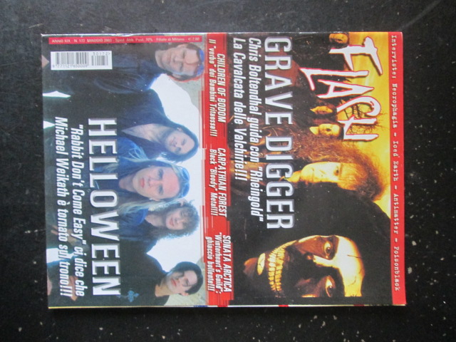 FLASH RIVISTA METAL  172 2003 GRAVE DIGGER HELLOWEEN CHILDREN OF BODOM [G204]