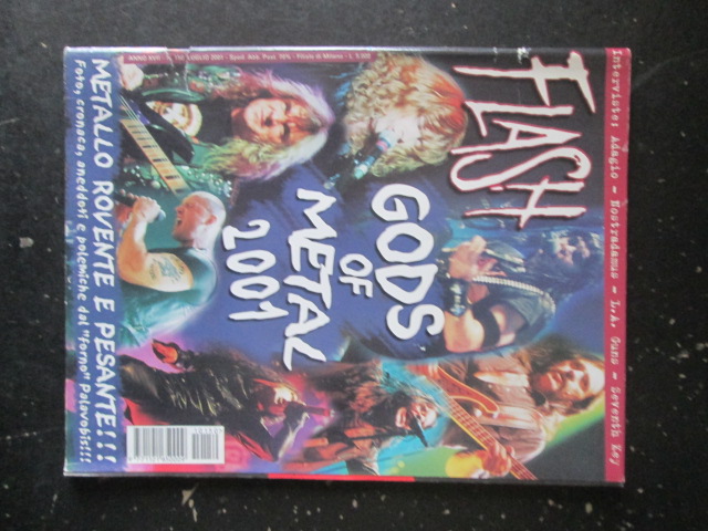 FLASH RIVISTA METAL  150 2001 ADAGIO NOSTRADAMUS L.A. GUNS SEVENTH KEY [G204]