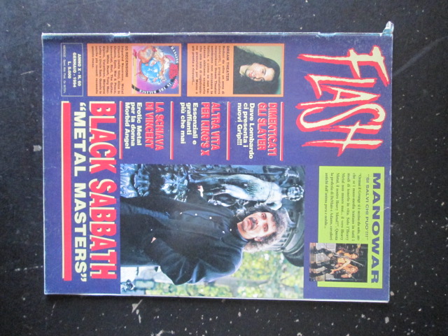 FLASH RIVISTA METAL  60 1994 BLACKSABBATH MANOWAR DREAM THEATER [G204]