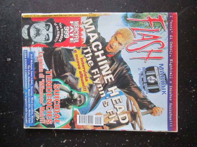 FLASH RIVISTA METAL  126 1999 MACHINE HEAD MARDUK [G204]