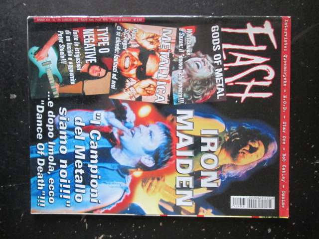 FLASH RIVISTA METAL  174 2003 IRON MAIDEN METALLICA [G204]