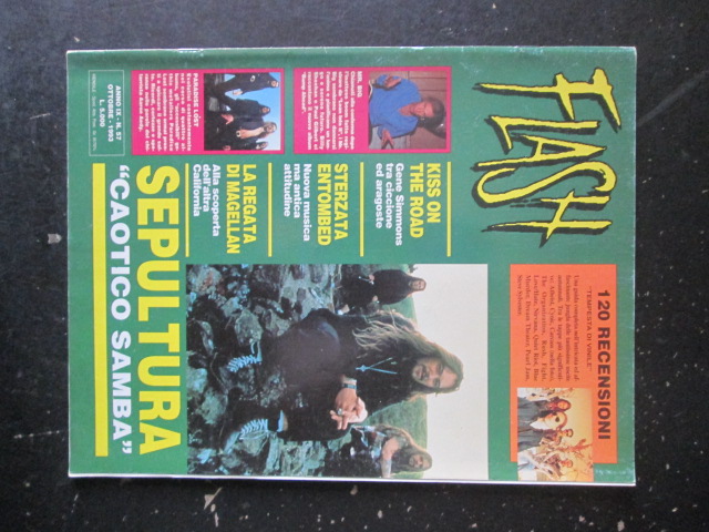 FLASH RIVISTA METAL  57 1993 KISS SEPULTURA PARADISE LOST [G204]