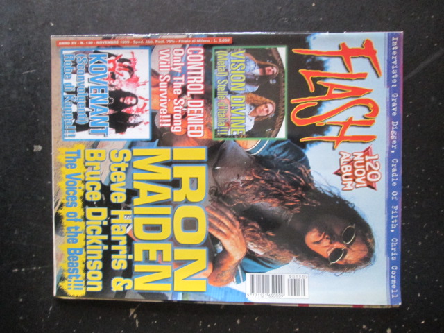 FLASH RIVISTA METAL  130 1999 IRON MAIDEN GRAVE DIGGER CRADLE OF FILTH [G204]