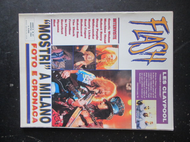 FLASH RIVISTA METAL  67 1994 LES CLAYPOOL - MOSTRI ROCK A MILANO [G204]