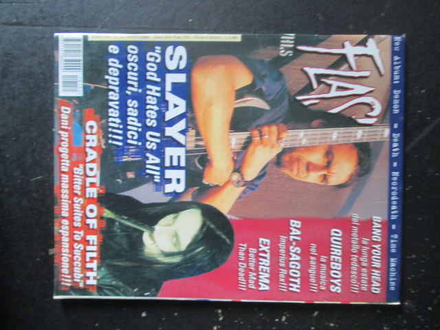 FLASH RIVISTA METAL  151 2001 QUIREBOYS SLAYER CRADLE OF FILTH [G205]