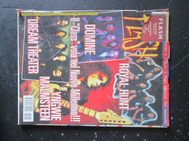 FLASH RIVISTA METAL  131 1999  ROYAL HUNT DREAM THEATER YNGWIE MALMSTEEN [G205]