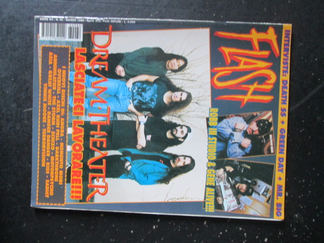 FLASH RIVISTA METAL  86 1996  DREAM THEATER DEATH SS GREEN DAY [G205]