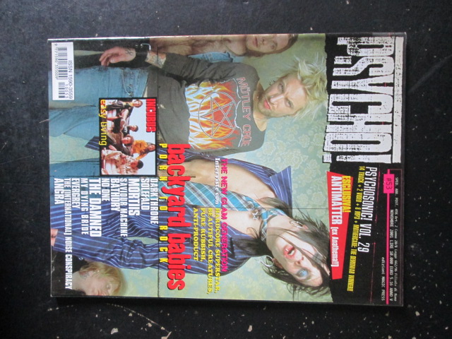 PSYCHO! RIVISTA METAL  53 2001  BACKYARD BABIES DARKTHRONE [G205]