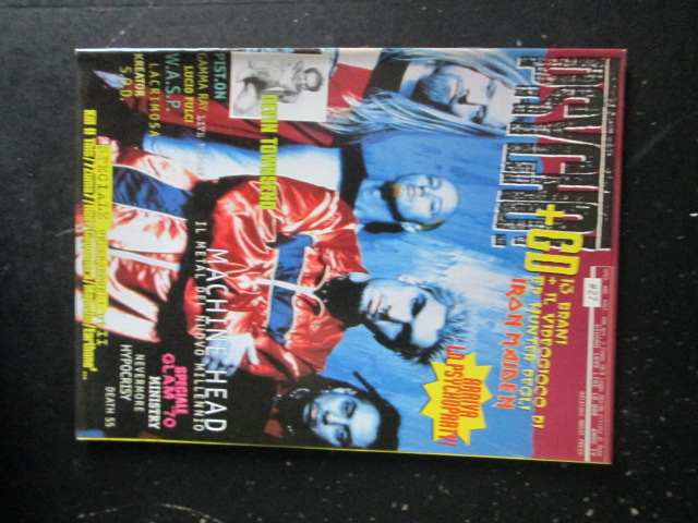 PSYCHO! RIVISTA METAL  27 1999  IRON MAIDEN MACHINE HEAD DEVIN TOWNSEND [G205]