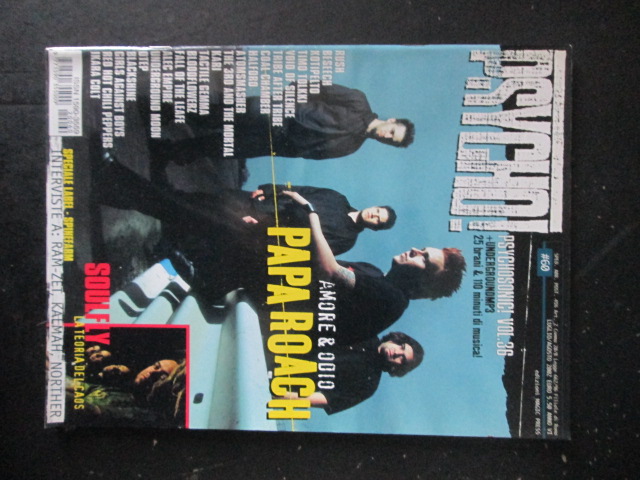 PSYCHO! RIVISTA METAL  60 2002  RUSH PAPA ROACH MOTORHEAD [G205]
