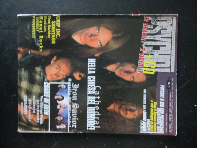 PSYCHO! RIVISTA METAL  23 1999  IRON SAVIOR CRADLE OF FILTH [G205]