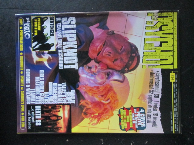 PSYCHO! RIVISTA METAL  34 2000  SLIPKNOT DEATH SS [G205]