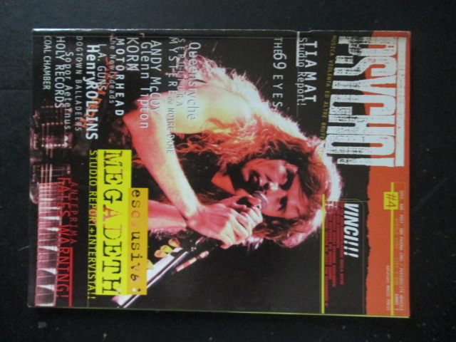 PSYCHO! RIVISTA METAL  4 1997  ANDY McCOY HENRY ROLLINS MANOWAR [G205]