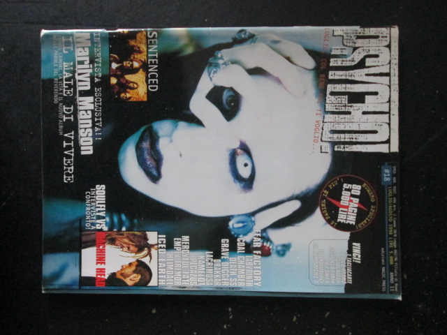 PSYCHO! RIVISTA METAL  18 1998  SOULFLY MACHINE HEAD MARILYN MANSON [G205]