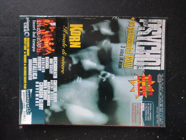 PSYCHO! RIVISTA METAL  33 2000  NECRODEATH BOB CATLEY KORN METALLICA [G205]