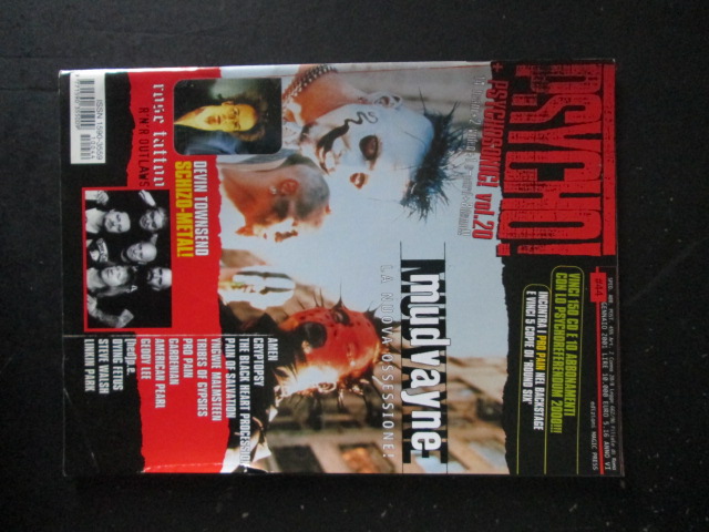 PSYCHO! RIVISTA METAL  44 2001  MUDVAYNE DEVIN TOWNSEND [G205]