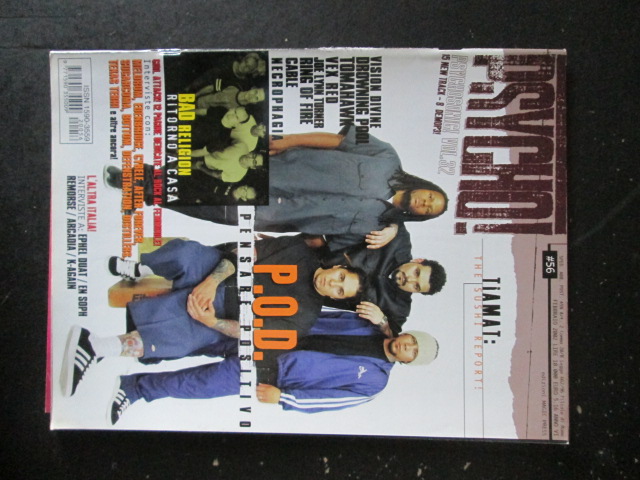 PSYCHO! RIVISTA METAL  56 2002  VISION DIVINE DROWING POOL P.O.D [G205]