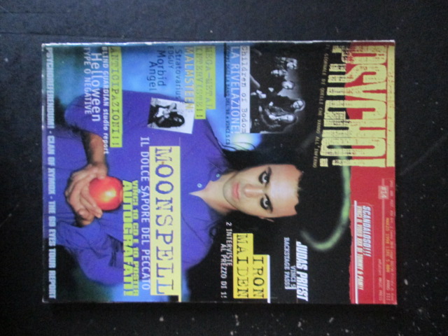 PSYCHO! RIVISTA METAL  14 1998  MOONSPELL MALMSTEEN BLIND GUARDIAN [G205]