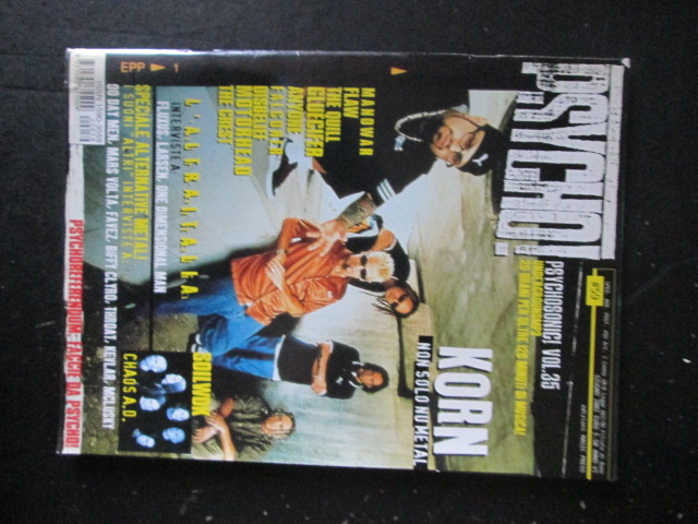 PSYCHO! RIVISTA METAL  59 2002  KORN MANOWAR SOILWOK [G205]