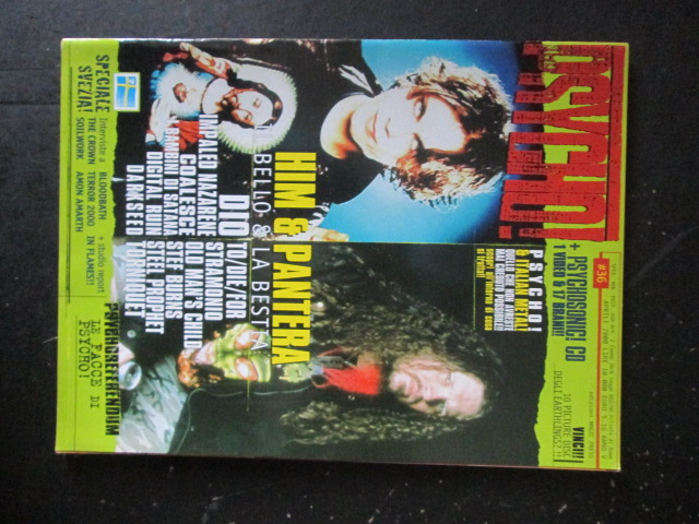 PSYCHO! RIVISTA METAL  36 2000  BLOODBATH AMON AMARTH PANTERA [G205]
