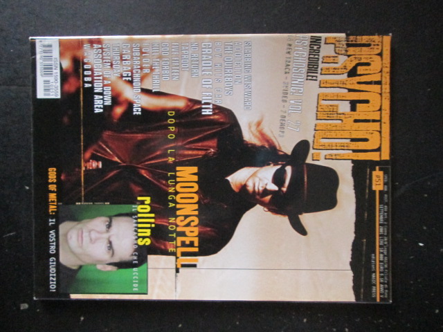 PSYCHO! RIVISTA METAL  51 2001  MOONSPELL STABBING WESTWARD [G205]
