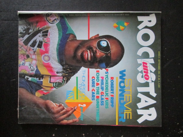 ROCKSTAR UNO 48 1984  STEVIE WONDER ROBERT FRIPP PHILIP GLASS  [G205]