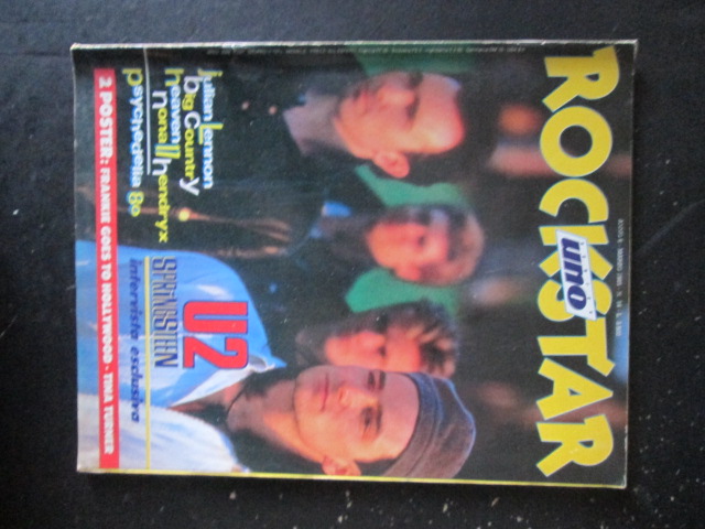 ROCKSTAR UNO 54 1985  U2 JULIAN LENNON TINA TURNER HEAVEN 17 [G205]