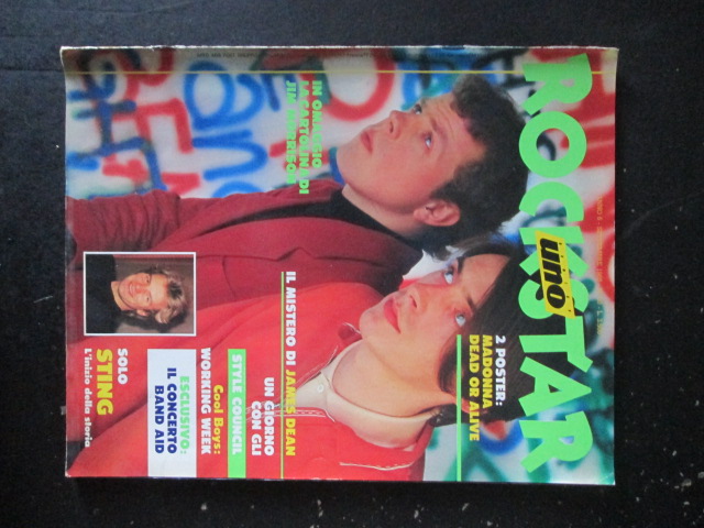 ROCKSTAR UNO 60 1985  STYLE COUNCIL JAMES DEAN JIM MORRISON [G205]