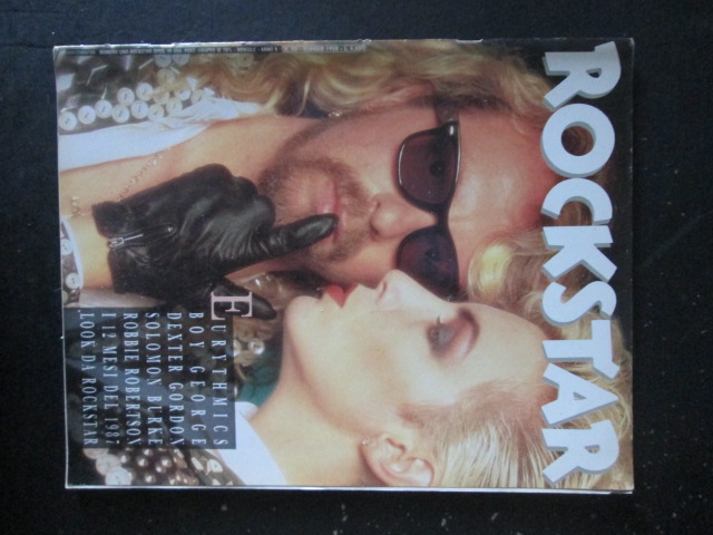 ROCKSTAR UNO 88 1988  EURYTHMICS BOY GEORGE DEXTER GORDON [G205]